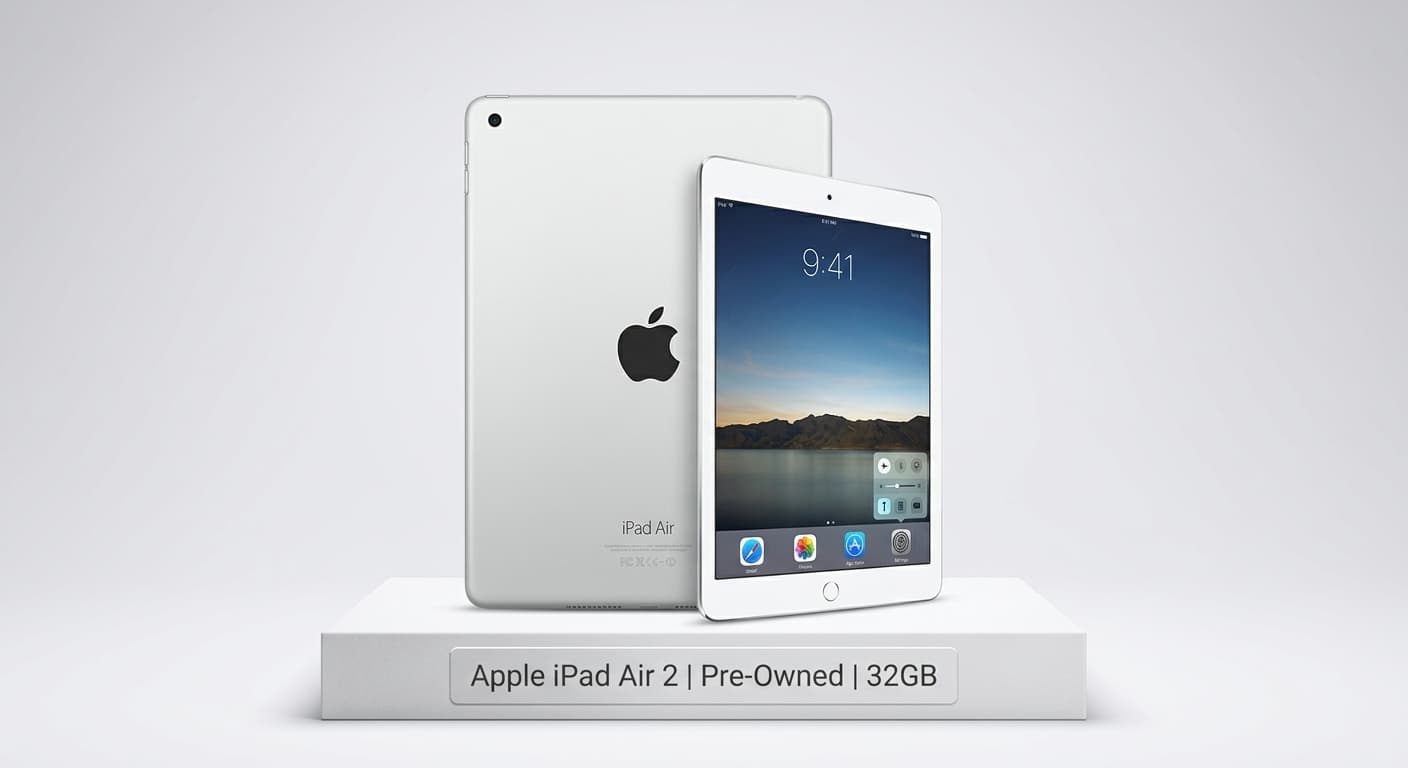 Apple iPad Air 2 32GB Silver (Pre-Owned), image 1 of 3
