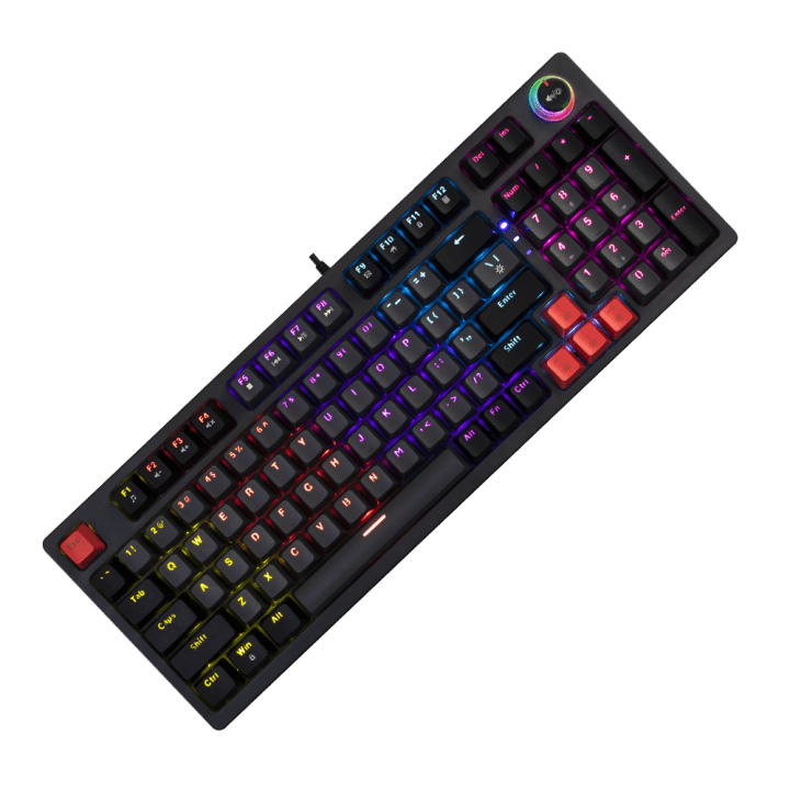 Jedel KL114 RGB Mechanical Gaming Keyboard, image 1 of 3