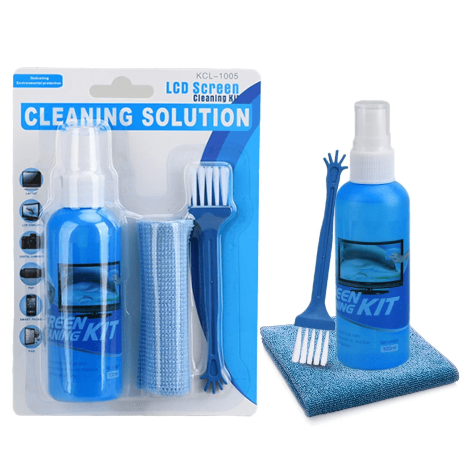 Multi-Purpose Electronic Cleaning Kit for Laptop Keyboard & Screen, image 1 of 1