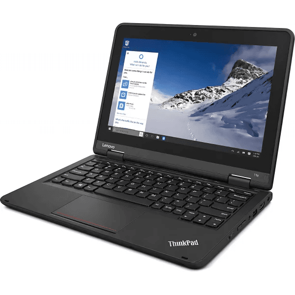 Lenovo ThinkPad 11e | Intel Celeron | 8GB RAM | 128GB SSD | 11.6" HD Display (Pre-Owned), image 1 of 3