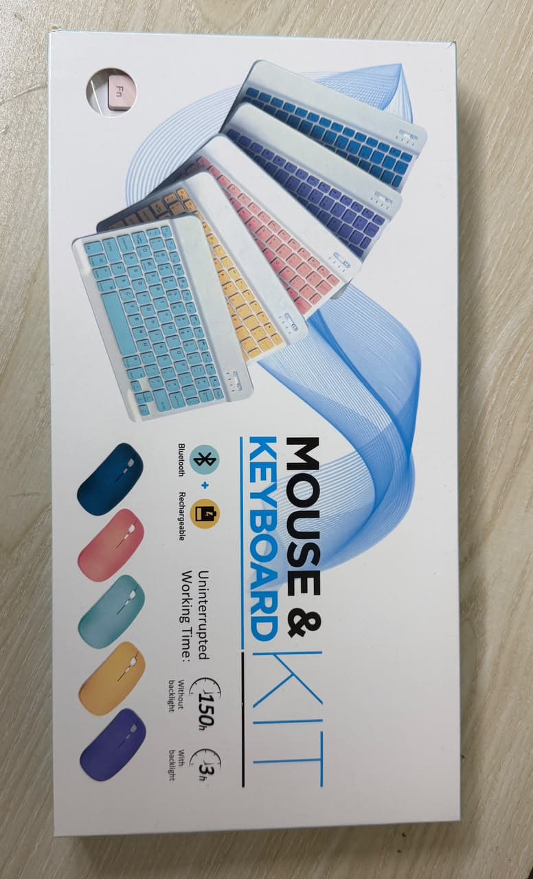 Gaming RGB Backlit Keyboard & Mouse Combo Kit، الصورة 1 من 5