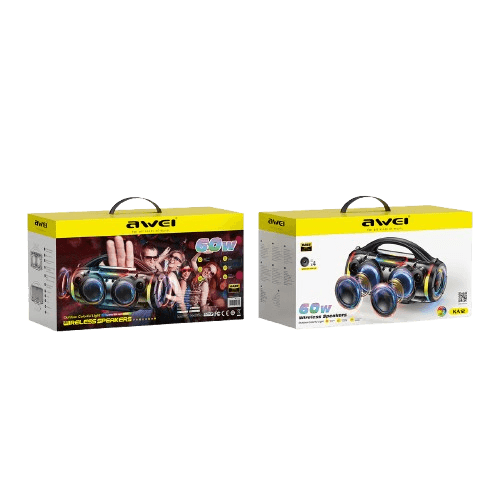 Awei KA12 Outdoor Wireless Bluetooth Speaker | Portable Sound & Deep Bass