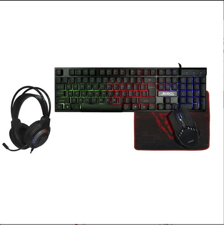 Jedel CP-09 4 in 1 Gaming Combo (Mouse, Keyboard, Headset, mousepad)