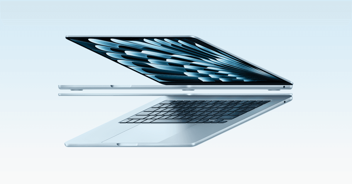 Apple MacBook Air 13-inch M5 Laptop | 10-Core CPU | 10-Core GPU | 16GB RAM | 512GB SSD | Liquid Retina Display, image 1 of 4