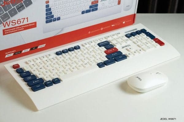 Jedel WS671 Wireless Keyboard mouse Combo